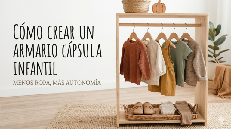 Cómo crear un Armario Cápsula infantil: menos ropa, más autonomía